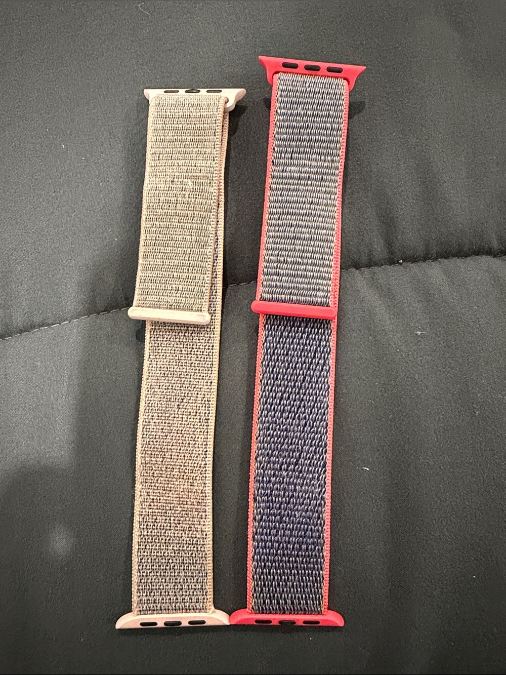 Women’s Elastic Sport Watch Bands - Plush pink, pink and black